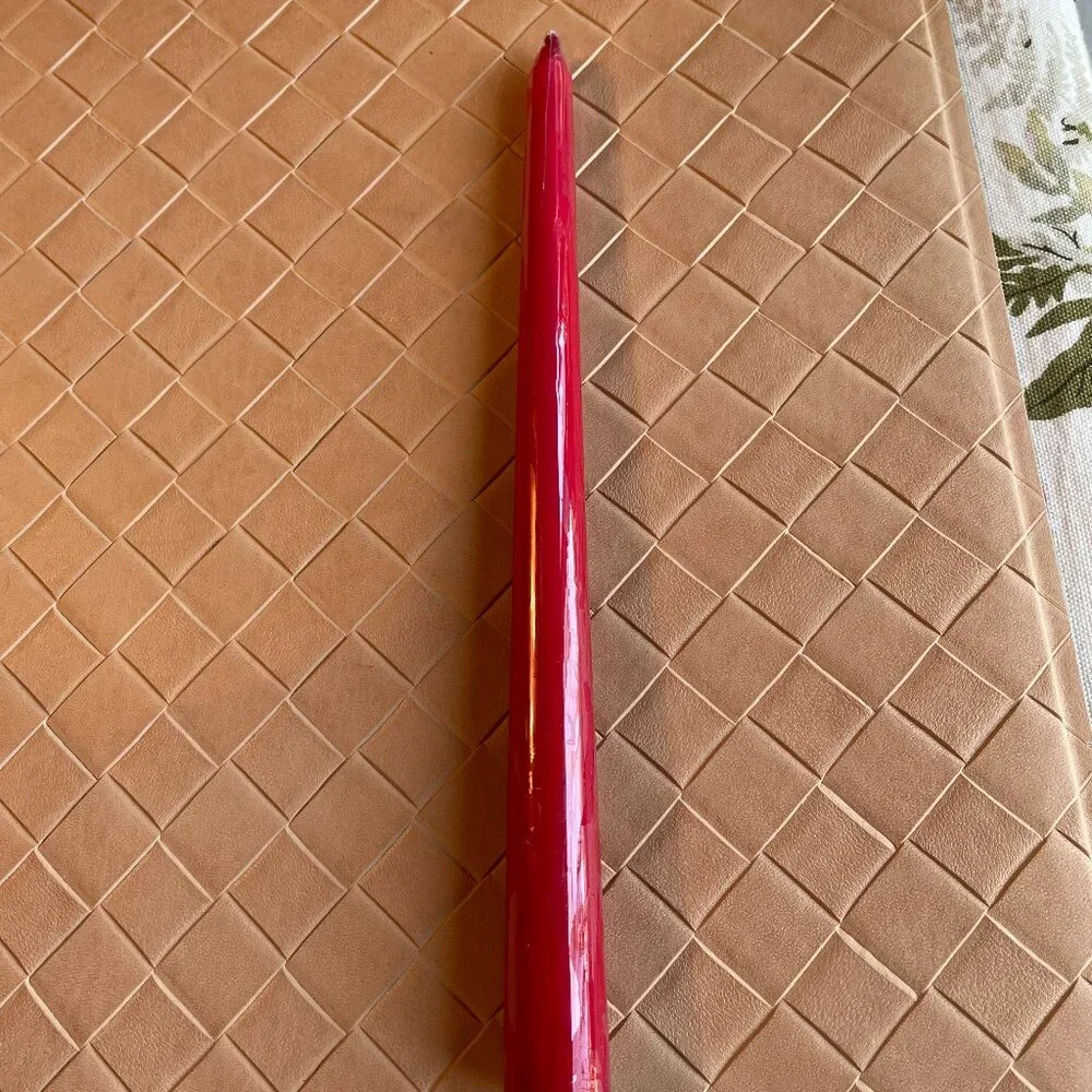 Set of 10 Richland Unscented Taper Candles 10